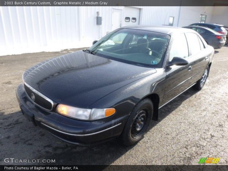 Graphite Metallic / Medium Gray 2003 Buick Century Custom