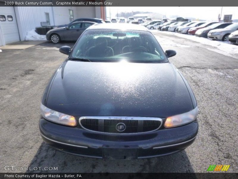 Graphite Metallic / Medium Gray 2003 Buick Century Custom