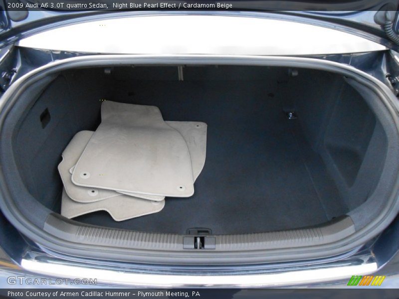 Night Blue Pearl Effect / Cardamom Beige 2009 Audi A6 3.0T quattro Sedan