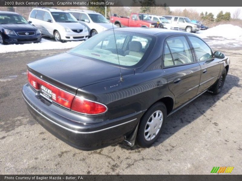 Graphite Metallic / Medium Gray 2003 Buick Century Custom