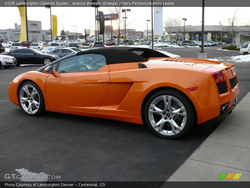 Arancio Borealis (Orange) / Nero Perseus/Arancio Leonis 2008 Lamborghini Gallardo Spyder