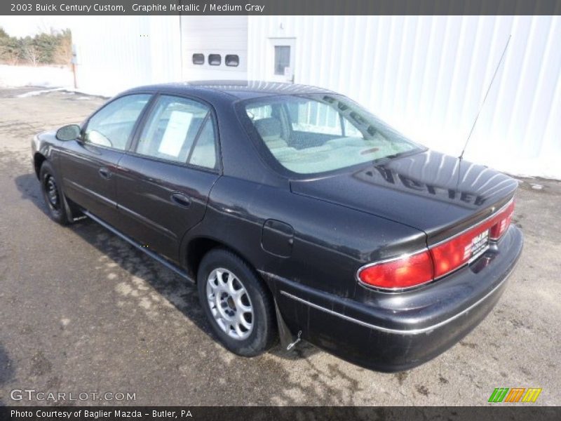 Graphite Metallic / Medium Gray 2003 Buick Century Custom