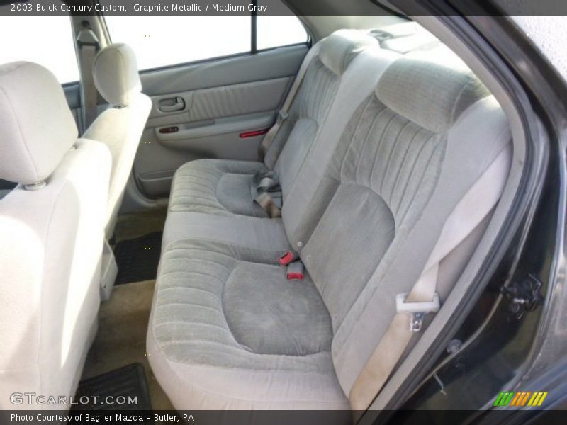 Graphite Metallic / Medium Gray 2003 Buick Century Custom