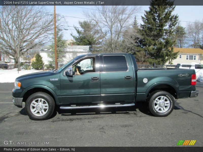  2004 F150 Lariat SuperCrew 4x4 Aspen Green Metallic