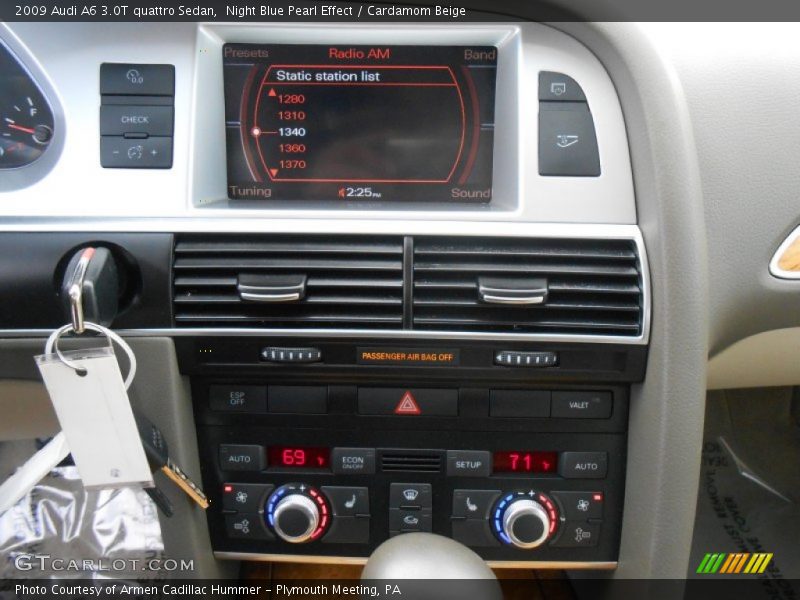 Night Blue Pearl Effect / Cardamom Beige 2009 Audi A6 3.0T quattro Sedan