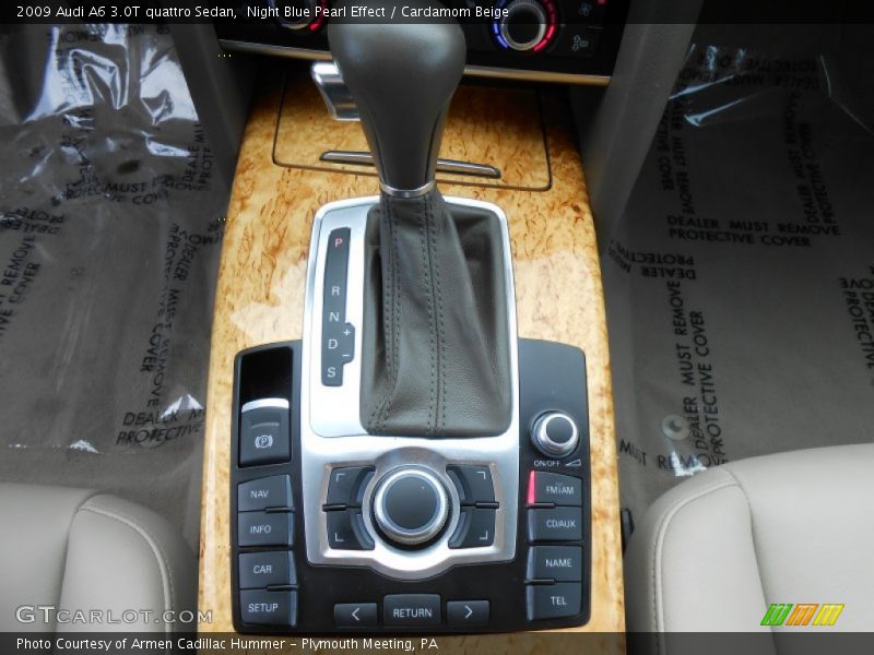 Night Blue Pearl Effect / Cardamom Beige 2009 Audi A6 3.0T quattro Sedan