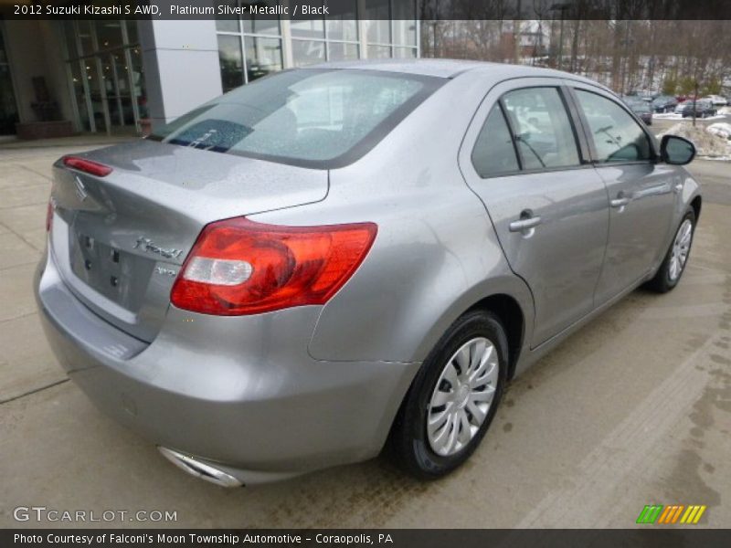Platinum Silver Metallic / Black 2012 Suzuki Kizashi S AWD