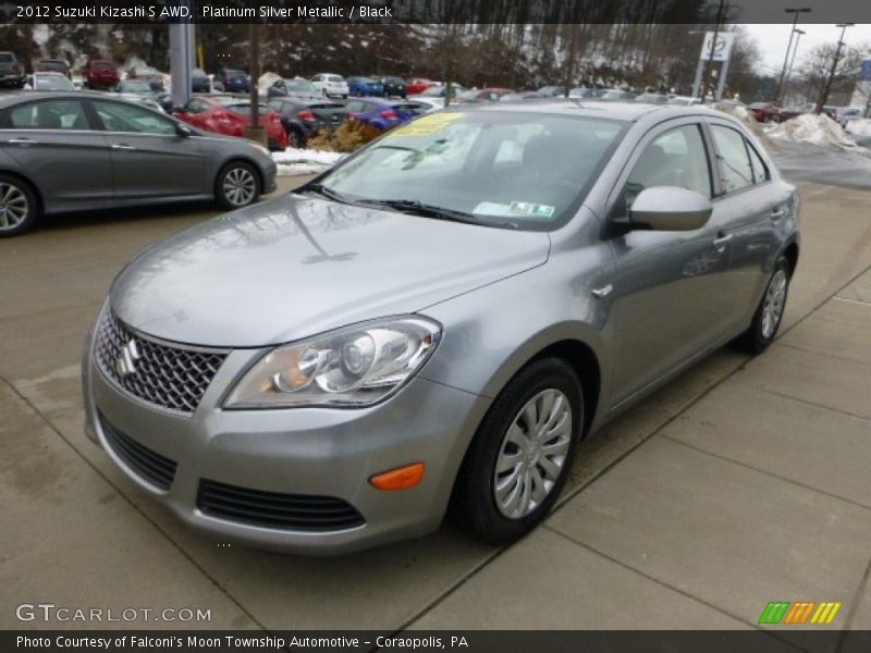 Platinum Silver Metallic / Black 2012 Suzuki Kizashi S AWD