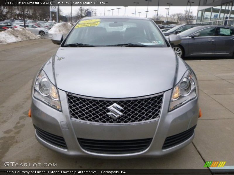 Platinum Silver Metallic / Black 2012 Suzuki Kizashi S AWD