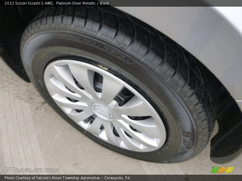 Platinum Silver Metallic / Black 2012 Suzuki Kizashi S AWD