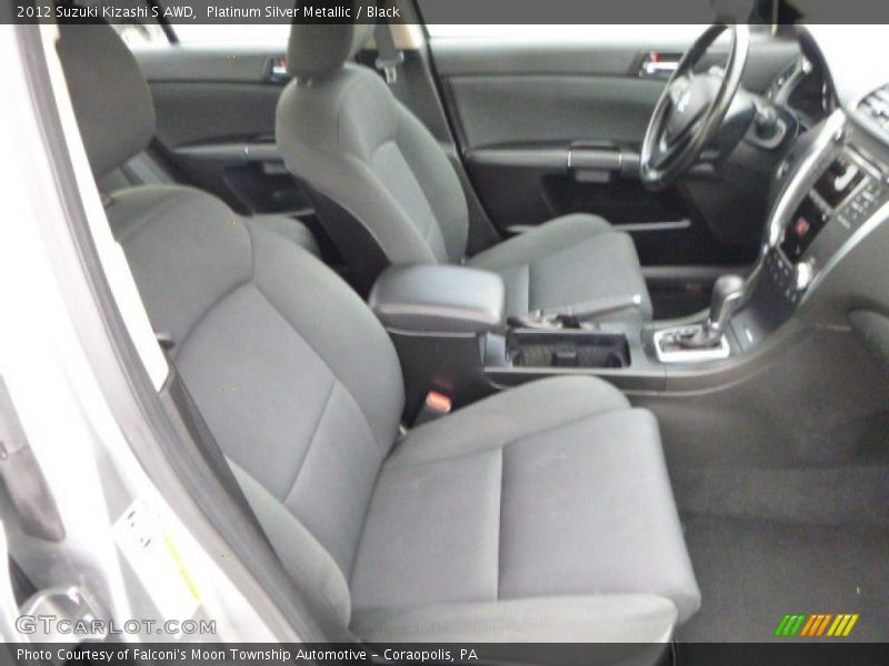 Platinum Silver Metallic / Black 2012 Suzuki Kizashi S AWD