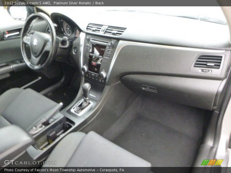 Platinum Silver Metallic / Black 2012 Suzuki Kizashi S AWD