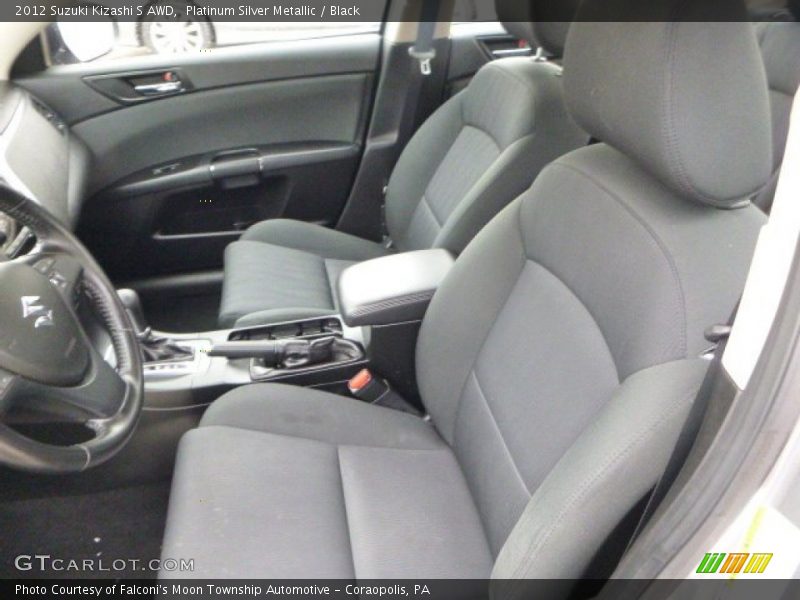 Platinum Silver Metallic / Black 2012 Suzuki Kizashi S AWD