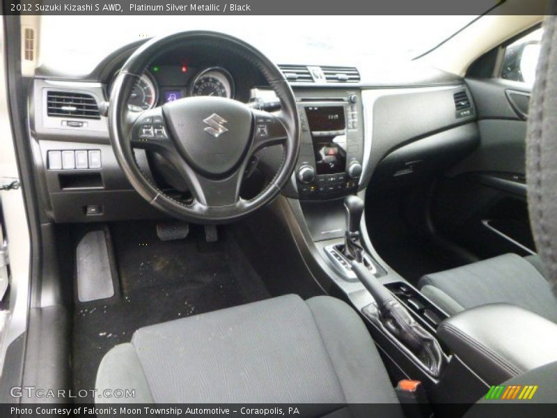 Black Interior - 2012 Kizashi S AWD 