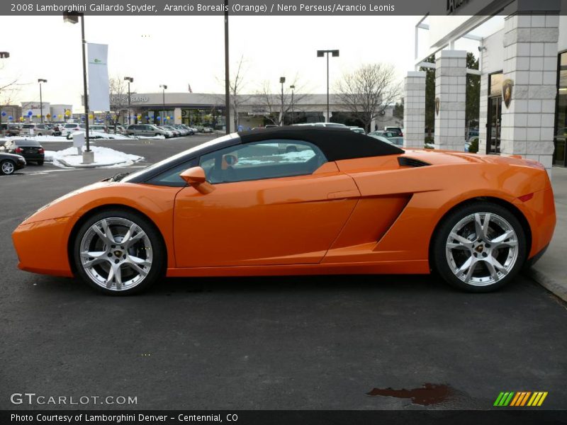 Arancio Borealis (Orange) / Nero Perseus/Arancio Leonis 2008 Lamborghini Gallardo Spyder