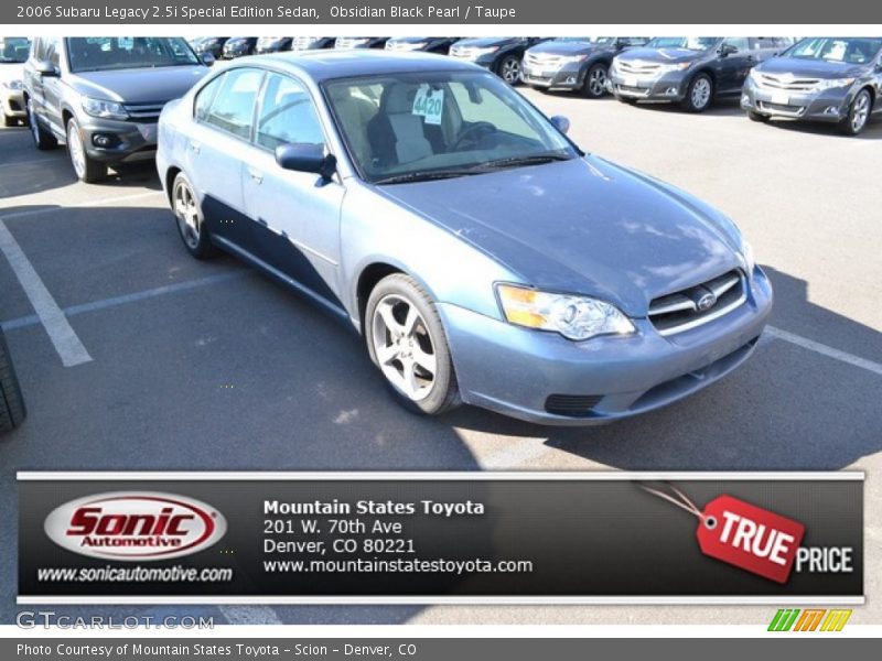 Obsidian Black Pearl / Taupe 2006 Subaru Legacy 2.5i Special Edition Sedan