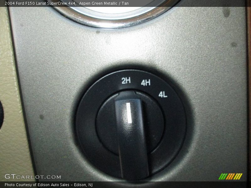 Aspen Green Metallic / Tan 2004 Ford F150 Lariat SuperCrew 4x4
