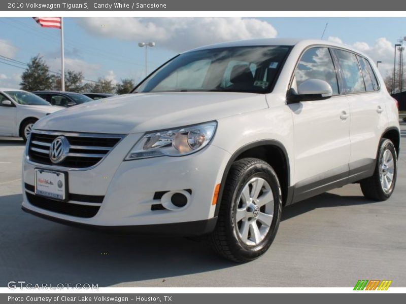 Candy White / Sandstone 2010 Volkswagen Tiguan S