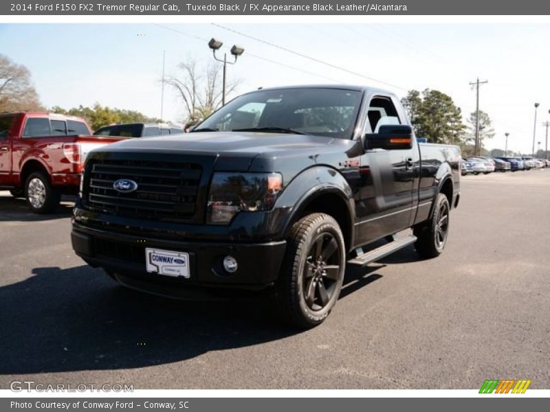 Tuxedo Black / FX Appearance Black Leather/Alcantara 2014 Ford F150 FX2 Tremor Regular Cab