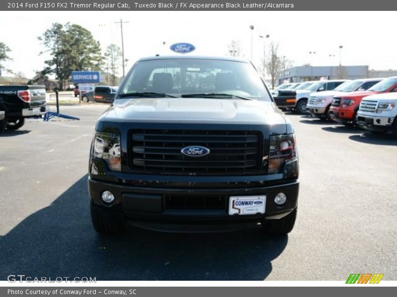 Tuxedo Black / FX Appearance Black Leather/Alcantara 2014 Ford F150 FX2 Tremor Regular Cab