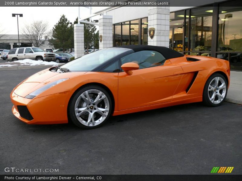 Arancio Borealis (Orange) / Nero Perseus/Arancio Leonis 2008 Lamborghini Gallardo Spyder