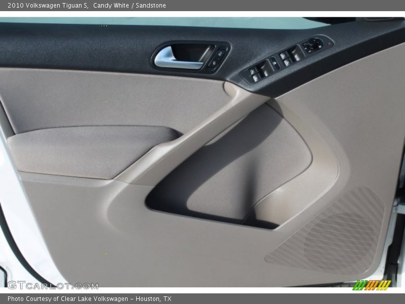 Candy White / Sandstone 2010 Volkswagen Tiguan S