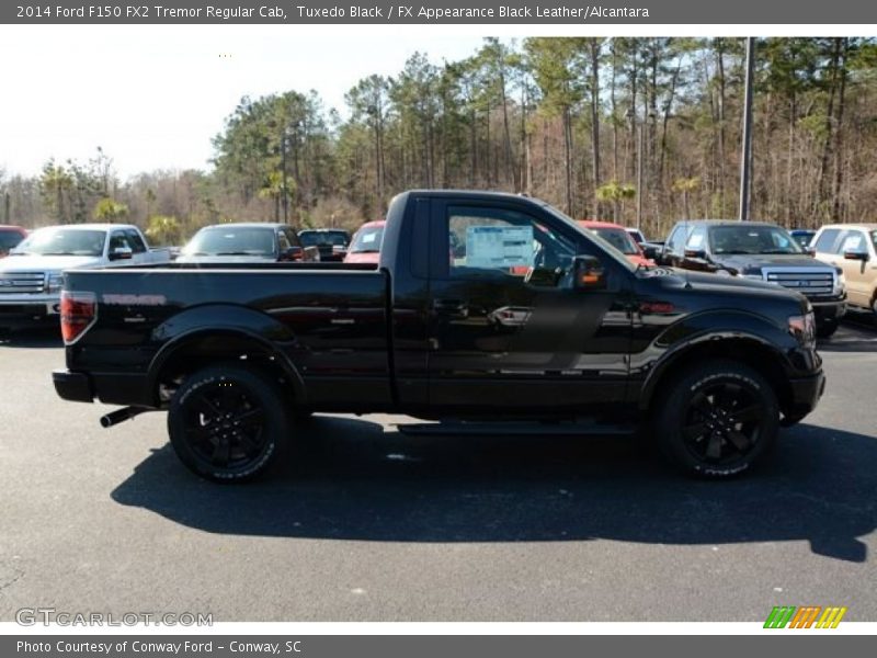 Tuxedo Black / FX Appearance Black Leather/Alcantara 2014 Ford F150 FX2 Tremor Regular Cab
