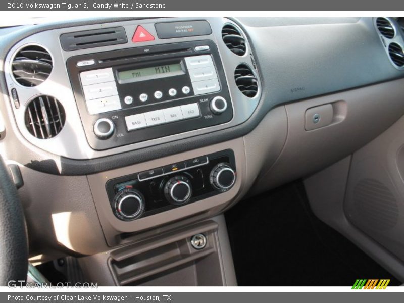 Candy White / Sandstone 2010 Volkswagen Tiguan S