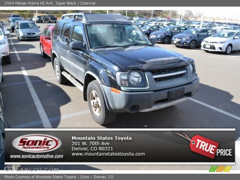 Super Black / Charcoal 2004 Nissan Xterra XE 4x4