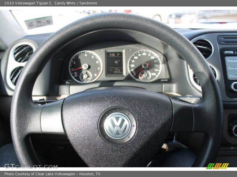 Candy White / Sandstone 2010 Volkswagen Tiguan S