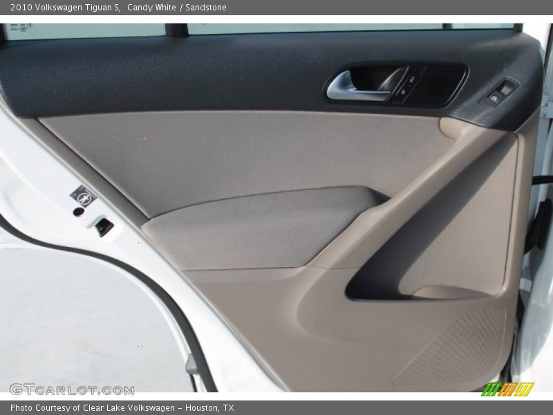 Candy White / Sandstone 2010 Volkswagen Tiguan S