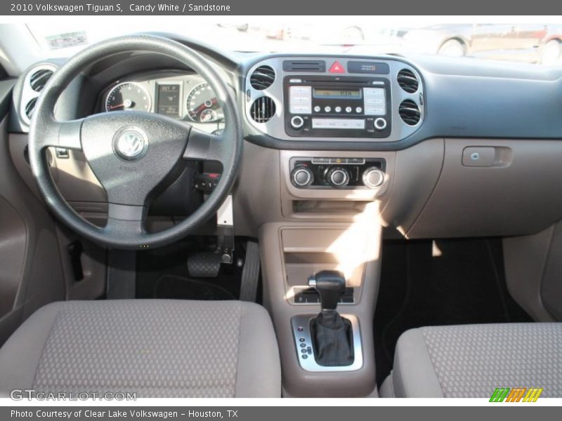 Candy White / Sandstone 2010 Volkswagen Tiguan S