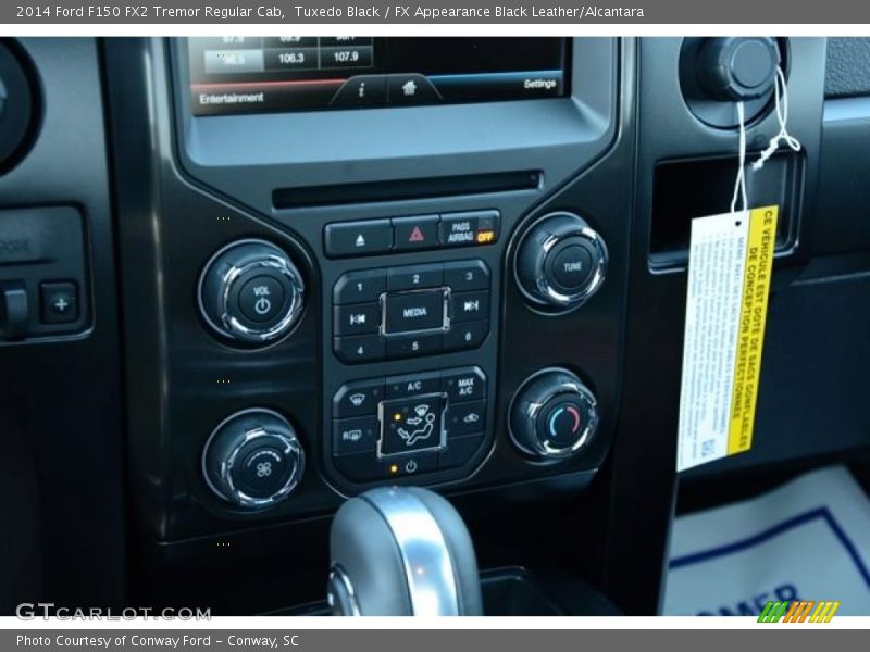 Tuxedo Black / FX Appearance Black Leather/Alcantara 2014 Ford F150 FX2 Tremor Regular Cab