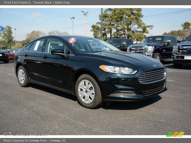 Tuxedo Black / Earth Gray 2014 Ford Fusion S