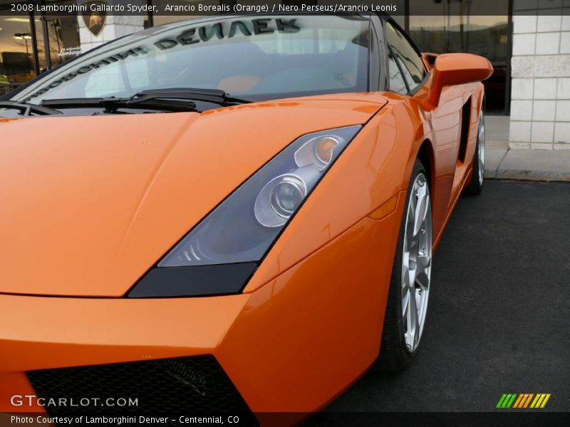 Arancio Borealis (Orange) / Nero Perseus/Arancio Leonis 2008 Lamborghini Gallardo Spyder