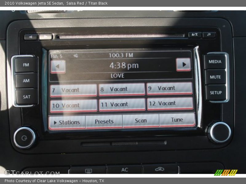 Salsa Red / Titan Black 2010 Volkswagen Jetta SE Sedan