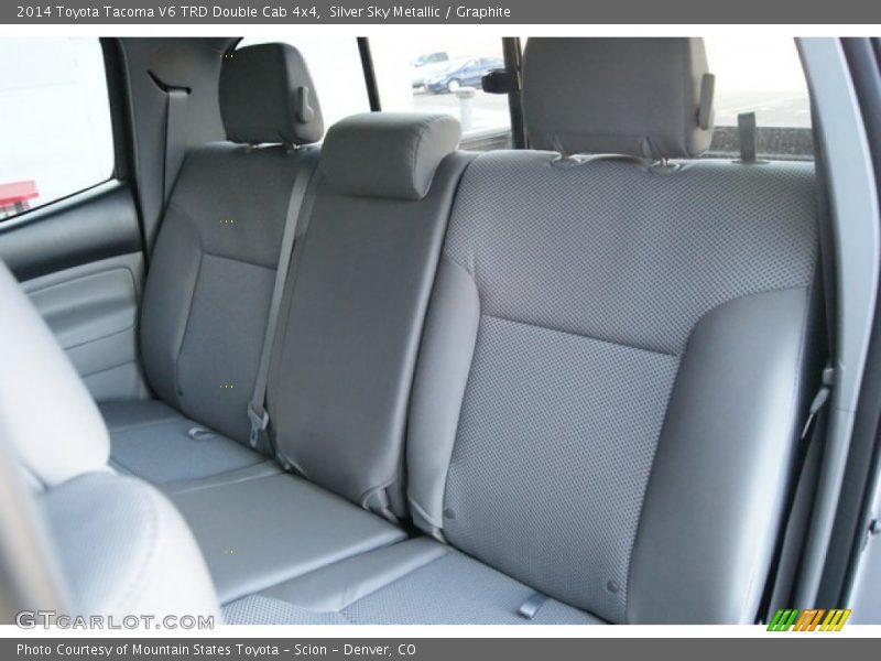 Silver Sky Metallic / Graphite 2014 Toyota Tacoma V6 TRD Double Cab 4x4