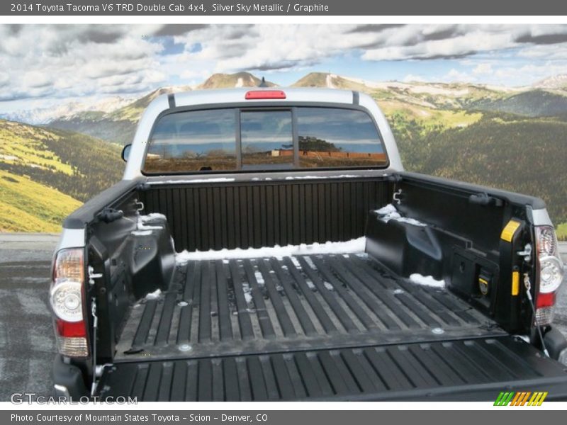 Silver Sky Metallic / Graphite 2014 Toyota Tacoma V6 TRD Double Cab 4x4