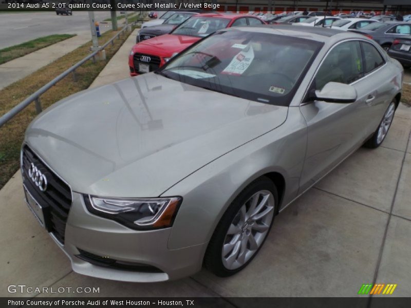 Front 3/4 View of 2014 A5 2.0T quattro Coupe