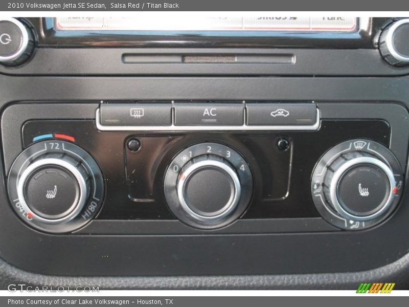 Salsa Red / Titan Black 2010 Volkswagen Jetta SE Sedan