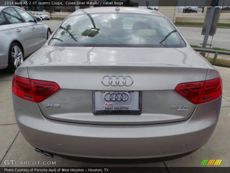 Cuvee Silver Metallic / Velvet Beige 2014 Audi A5 2.0T quattro Coupe