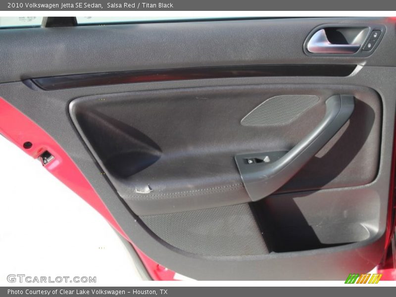 Salsa Red / Titan Black 2010 Volkswagen Jetta SE Sedan