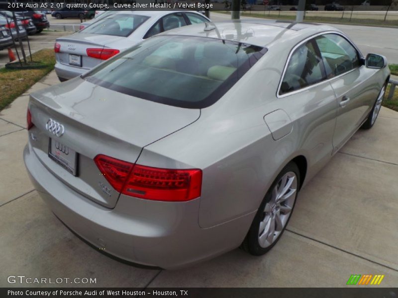Cuvee Silver Metallic / Velvet Beige 2014 Audi A5 2.0T quattro Coupe