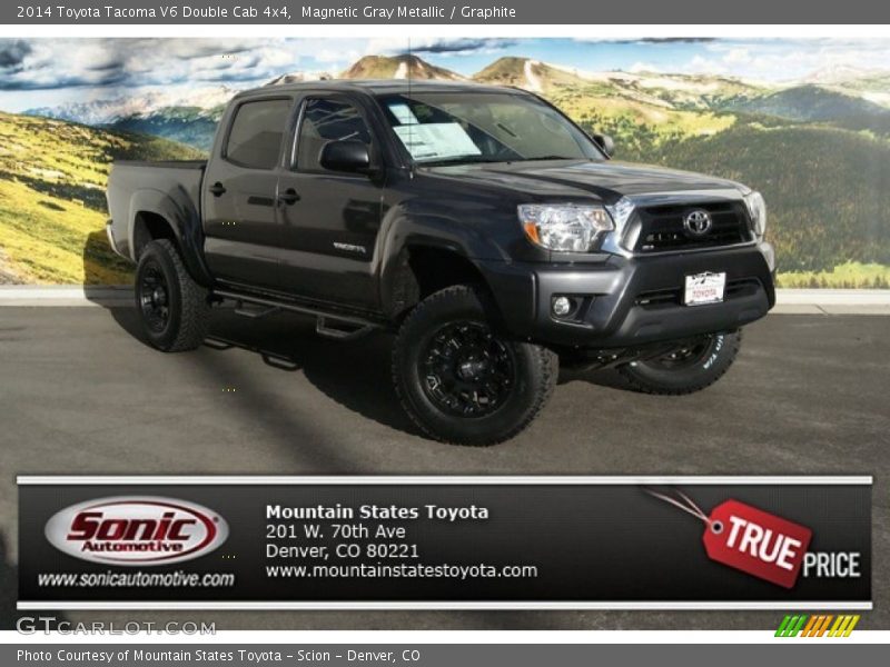 Magnetic Gray Metallic / Graphite 2014 Toyota Tacoma V6 Double Cab 4x4