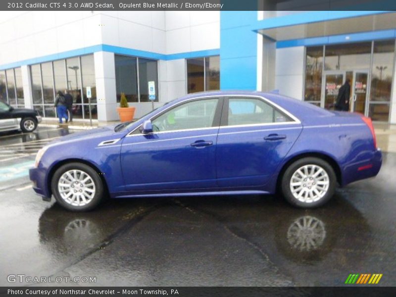 Opulent Blue Metallic / Ebony/Ebony 2012 Cadillac CTS 4 3.0 AWD Sedan