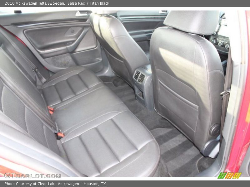 Salsa Red / Titan Black 2010 Volkswagen Jetta SE Sedan