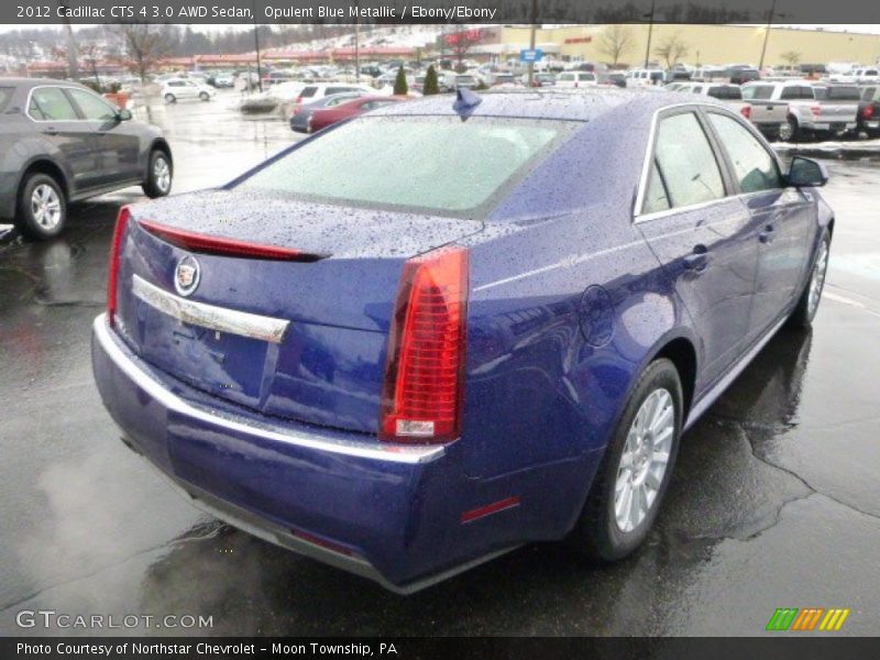 Opulent Blue Metallic / Ebony/Ebony 2012 Cadillac CTS 4 3.0 AWD Sedan