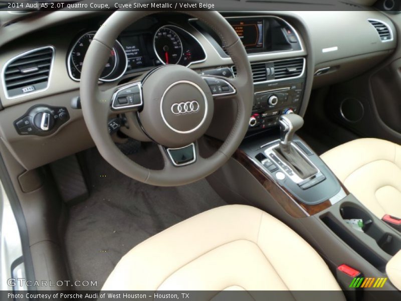 Cuvee Silver Metallic / Velvet Beige 2014 Audi A5 2.0T quattro Coupe