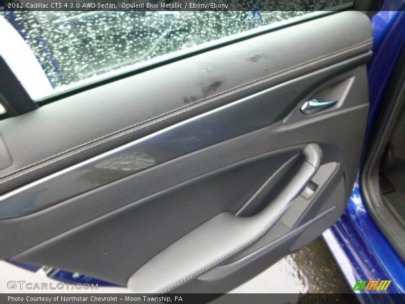 Opulent Blue Metallic / Ebony/Ebony 2012 Cadillac CTS 4 3.0 AWD Sedan