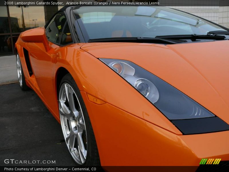 Arancio Borealis (Orange) / Nero Perseus/Arancio Leonis 2008 Lamborghini Gallardo Spyder